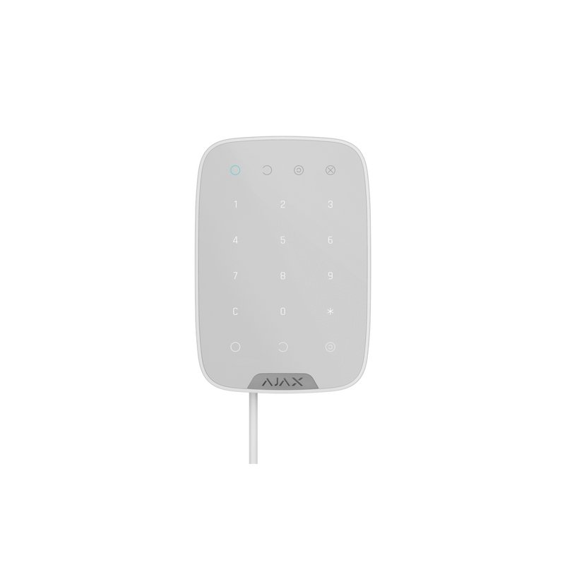 AJAX KeyPad Fibra - Wired touch keypad (White)