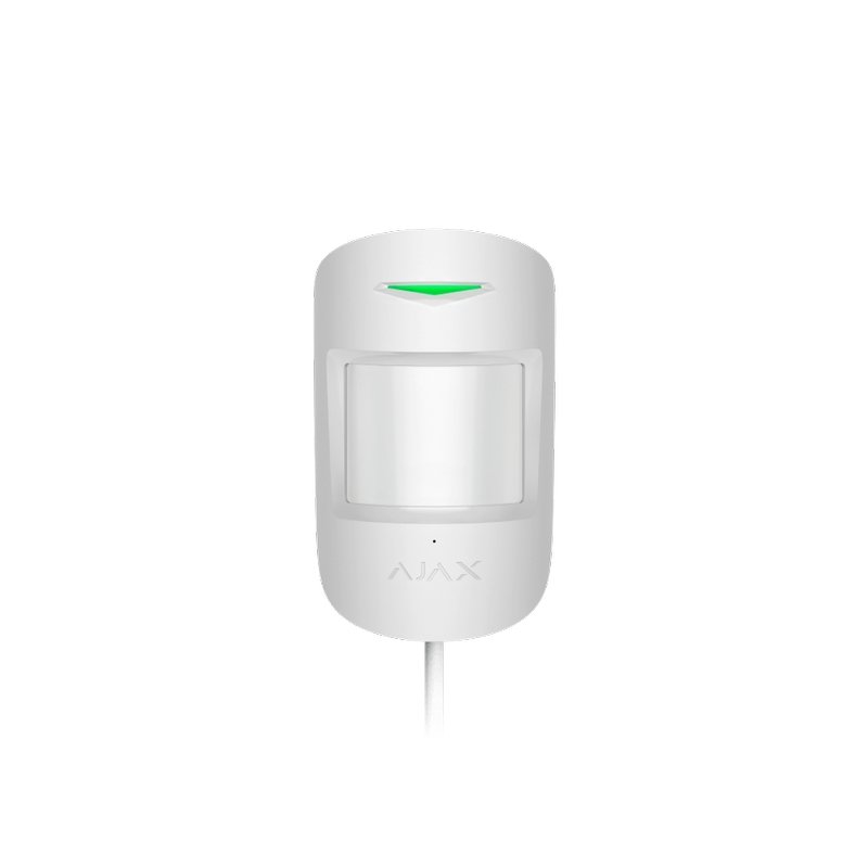 AJAX MotionProtect Fibra - Wired Motion Detector (White)