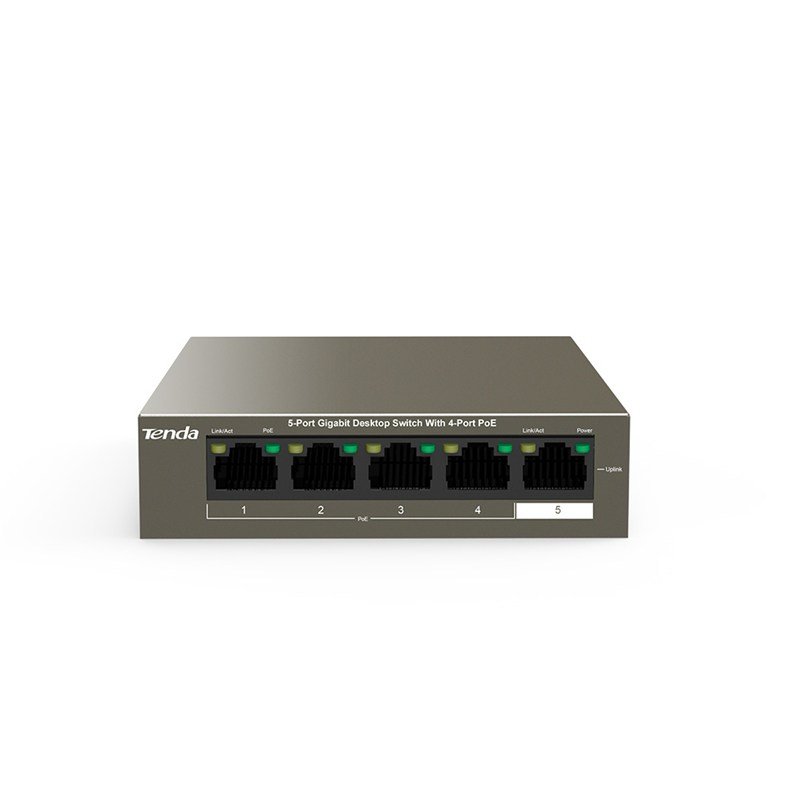 TEG1105P-4-63W / Switch / 5-Port Gigabit Desktop Switch with 4-Port PoE