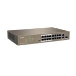 TEF1118P-16-150W / Switch / 16FE+2GE / 1SFP Desktop Switch With 16-Port PoE