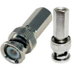 BNC Twist on Screw ON Plug Male Connector for CCTV RG59 Coax Cable