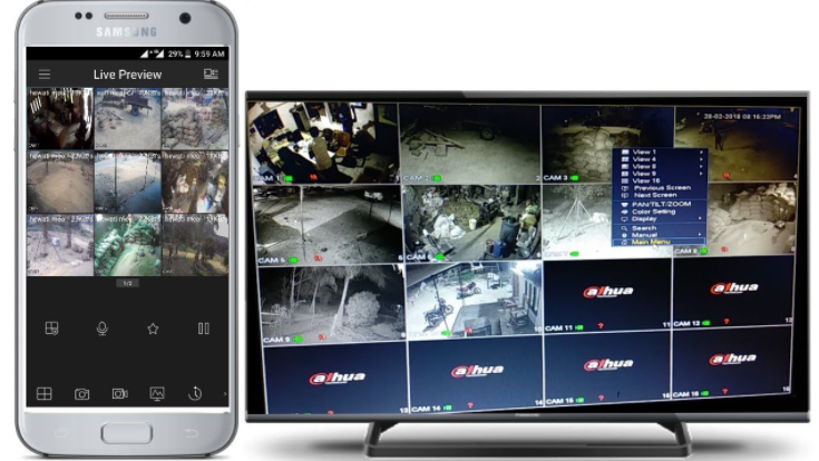 View store cctv remotely